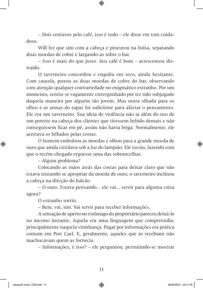 Rangers Ordem dos Arqueiros 09 - Halt em Perigo - Editora Fundamento livro_infantil