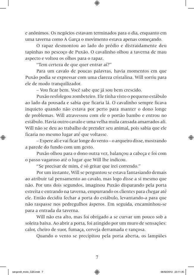 Rangers Ordem dos Arqueiros 09 - Halt em Perigo - Editora Fundamento livro_infantil