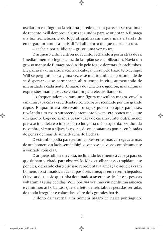 Rangers Ordem dos Arqueiros 09 - Halt em Perigo