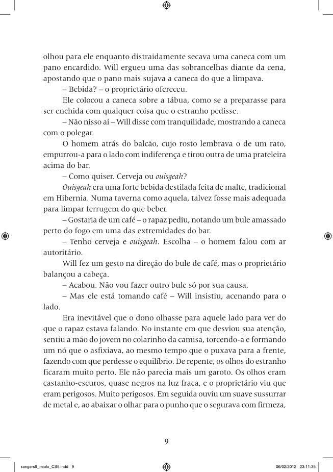 Rangers Ordem dos Arqueiros 09 - Halt em Perigo