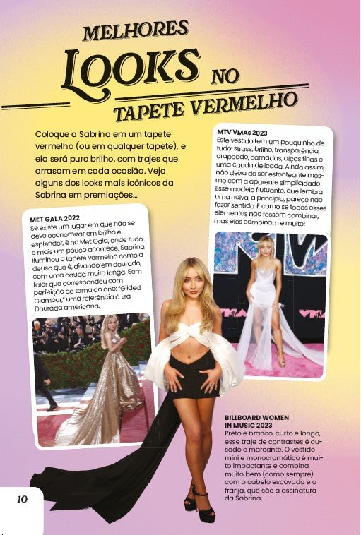 Sabrina Carpenter - o Guia Extraoficial para Fãs - Editora Fundamento livro_infantil