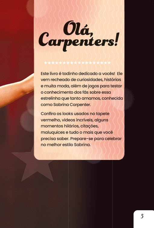 Sabrina Carpenter - o Guia Extraoficial para Fãs - Editora Fundamento livro_infantil