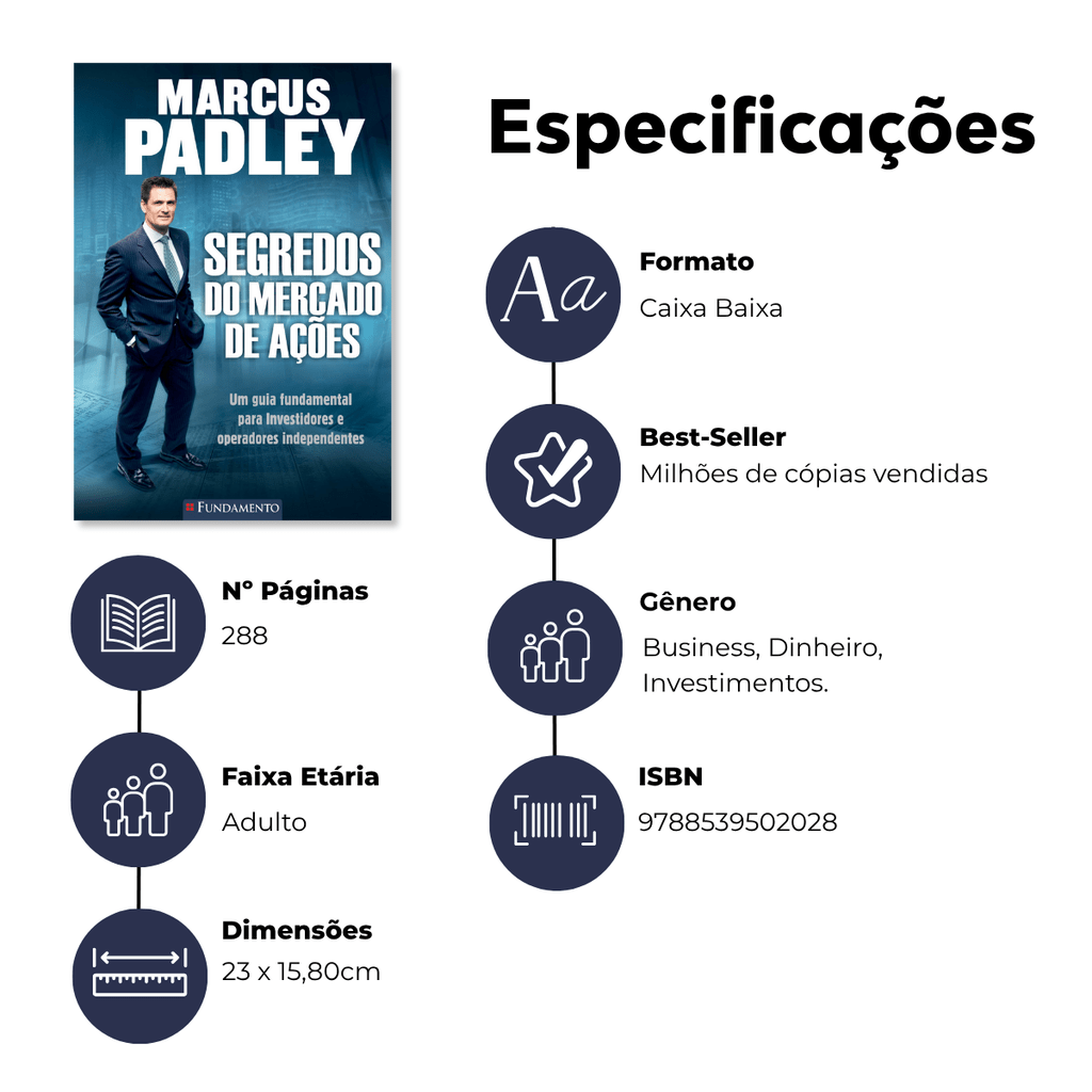 Segredos do Mercado de Ações - Editora Fundamento livro_infantil
