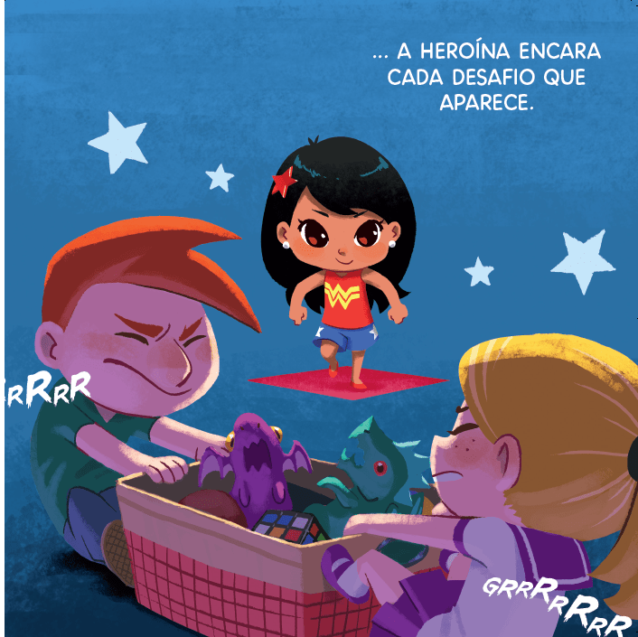 Seja Uma Estrela, Mulher - maravilha - Editora Fundamento livro_infantil