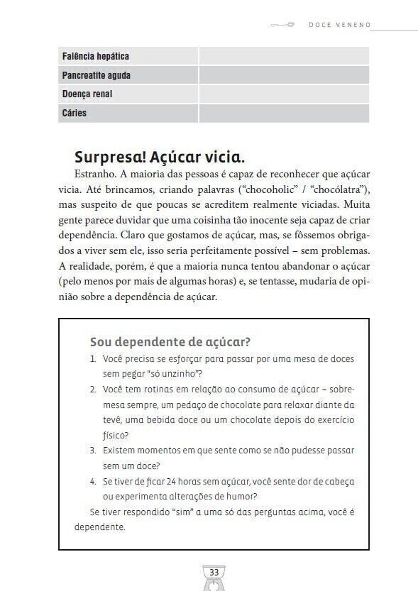 Sem Açúcar! - Um Plano para Emagrecer e Mudar Sua Vida - Editora Fundamento livro_infantil