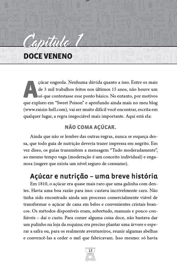 Sem Açúcar! - Um Plano para Emagrecer e Mudar Sua Vida - Editora Fundamento livro_infantil