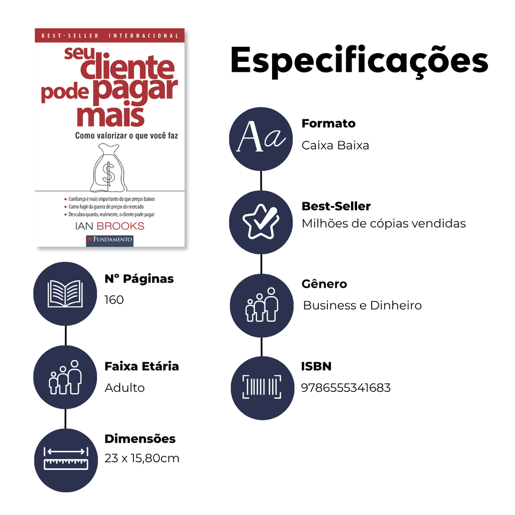 Seu Cliente Pode Pagar Mais - Editora Fundamento livro_infantil