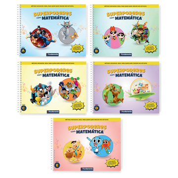Superpoderes Com Matemática: 5 Livros de Matemática + Acesso a Videoaulas por 5 anos - Editora Fundamento livro_infantil