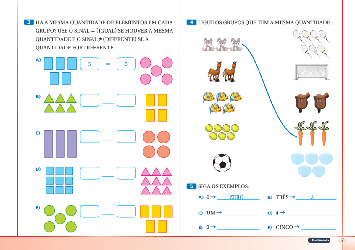 Superpoderes com Matemática A (1º Ano Fundamental) - Editora Fundamento livro_infantil