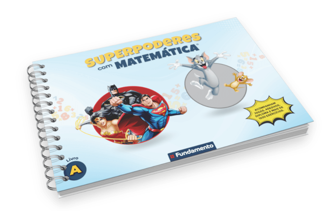 Superpoderes com Matemática A (1º Ano Fundamental) - Editora Fundamento livro_infantil
