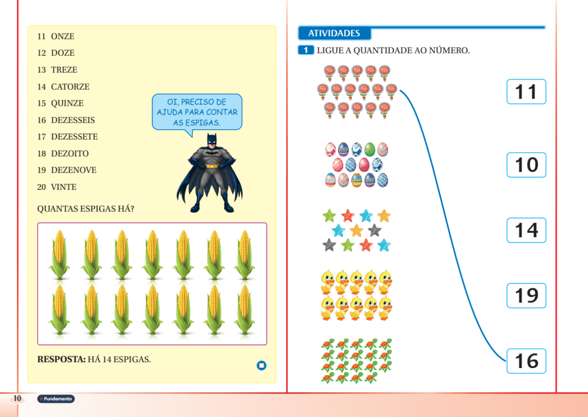 Superpoderes com Matemática A (1º Ano Fundamental) - Editora Fundamento livro_infantil