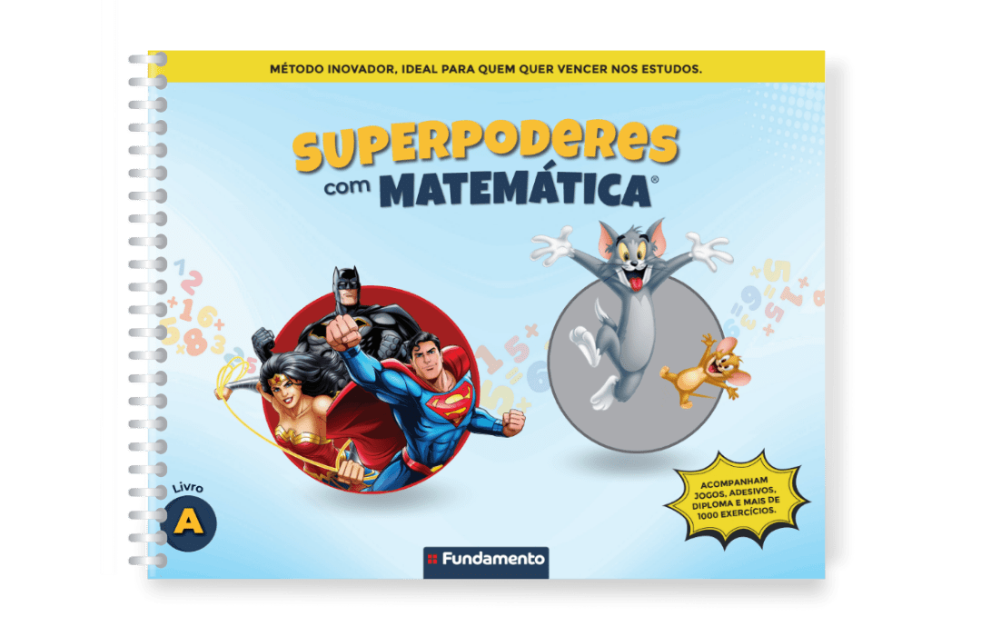 Superpoderes com Matemática A (1º Ano Fundamental) - Editora Fundamento livro_infantil