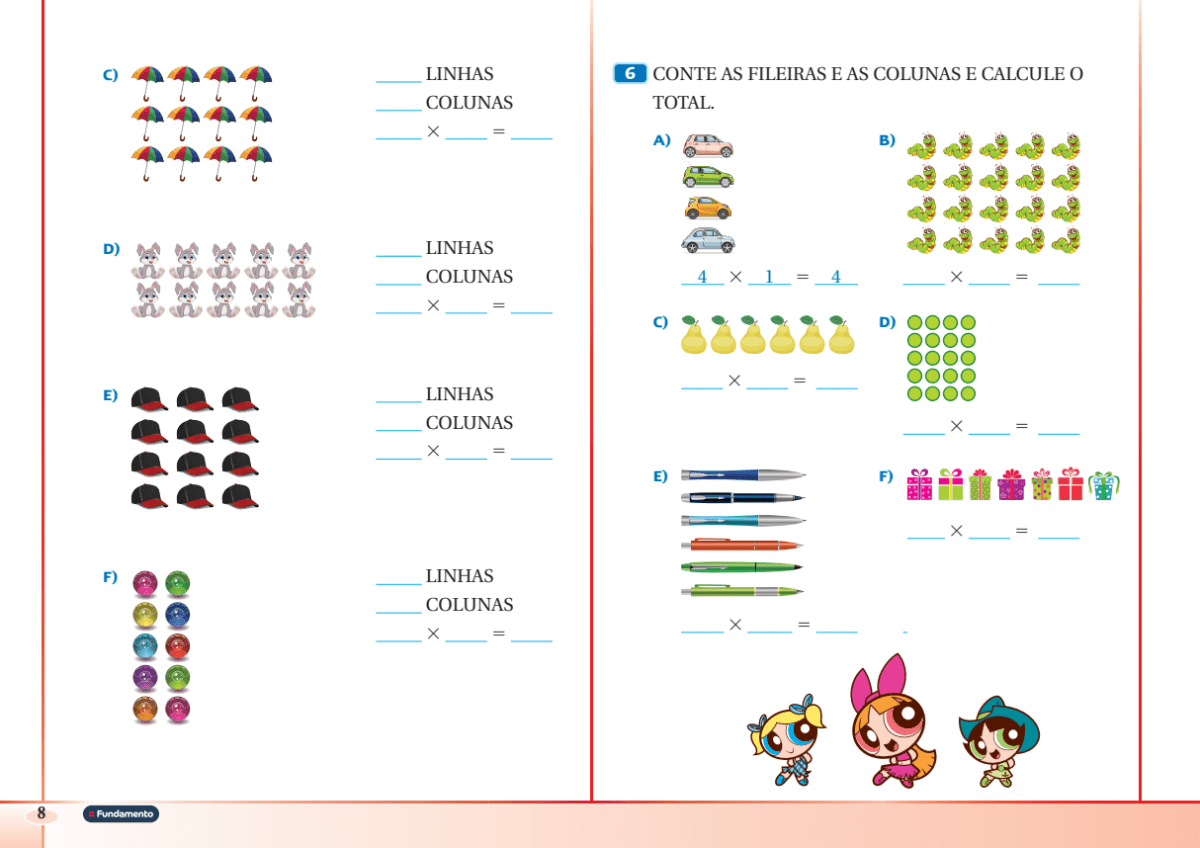 Superpoderes com Matemática B (2º Ano Fundamental) - Editora Fundamento livro_infantil
