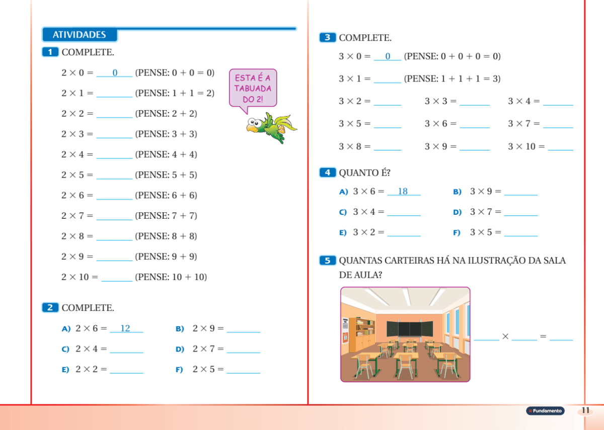 Superpoderes com Matemática B (2º Ano Fundamental) - Editora Fundamento livro_infantil