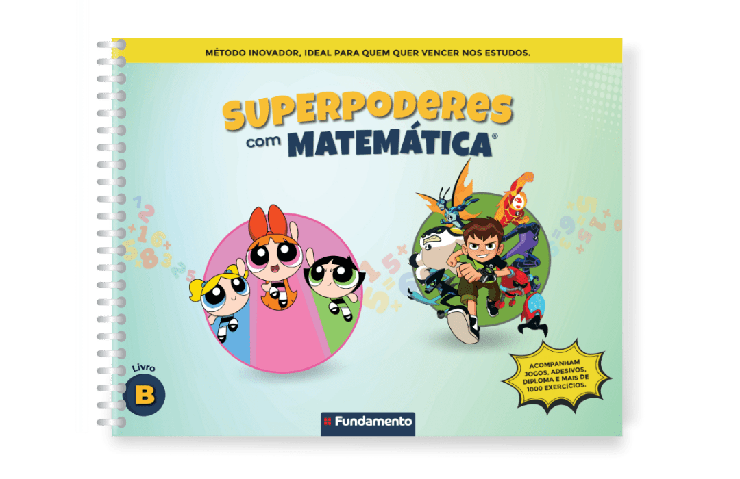 Superpoderes com Matemática B (2º Ano Fundamental) - Editora Fundamento livro_infantil