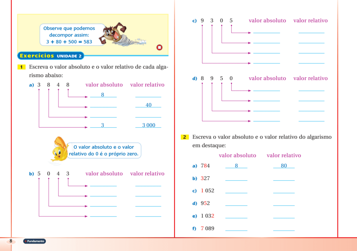 Superpoderes com Matemática C (3º Ano Fundamental) - Editora Fundamento livro_infantil