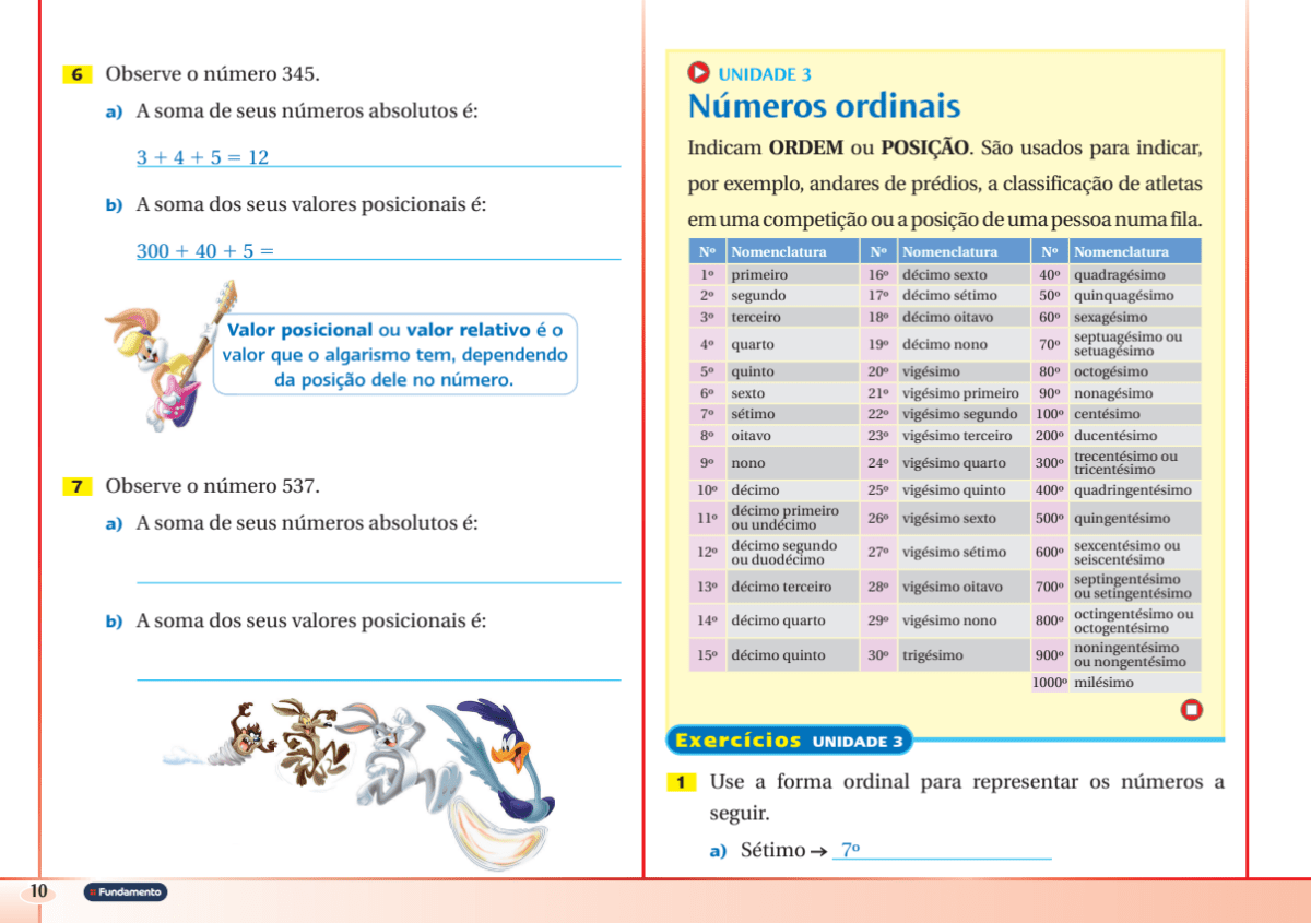 Superpoderes com Matemática C (3º Ano Fundamental) - Editora Fundamento livro_infantil