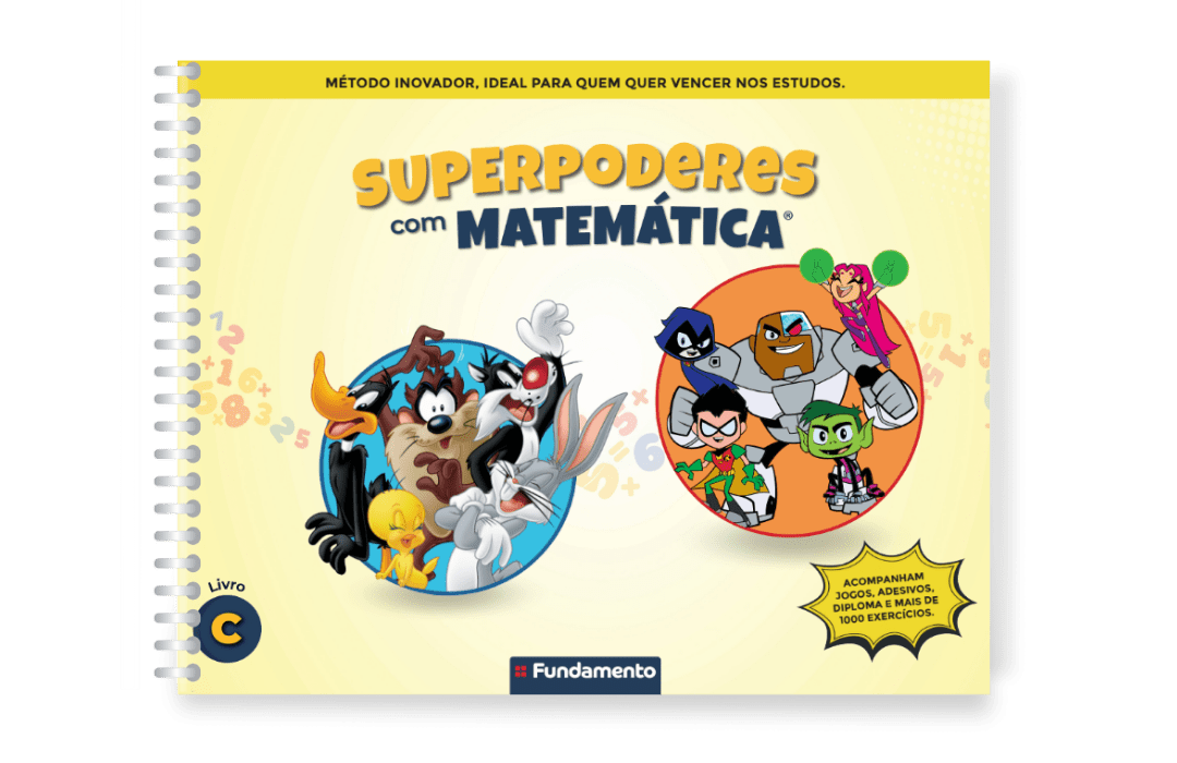 Superpoderes com Matemática C (3º Ano Fundamental) - Editora Fundamento livro_infantil