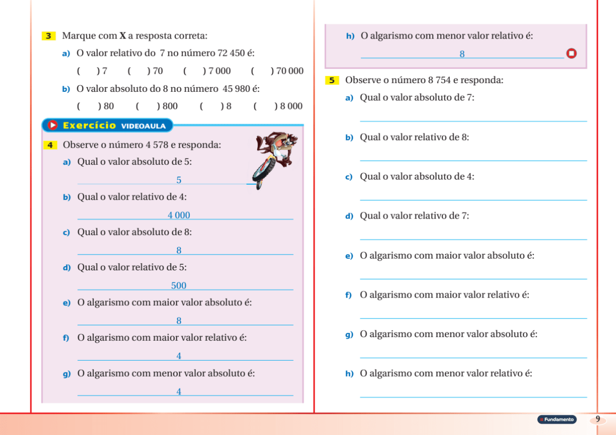 Superpoderes com Matemática C (3º Ano Fundamental) - Editora Fundamento livro_infantil