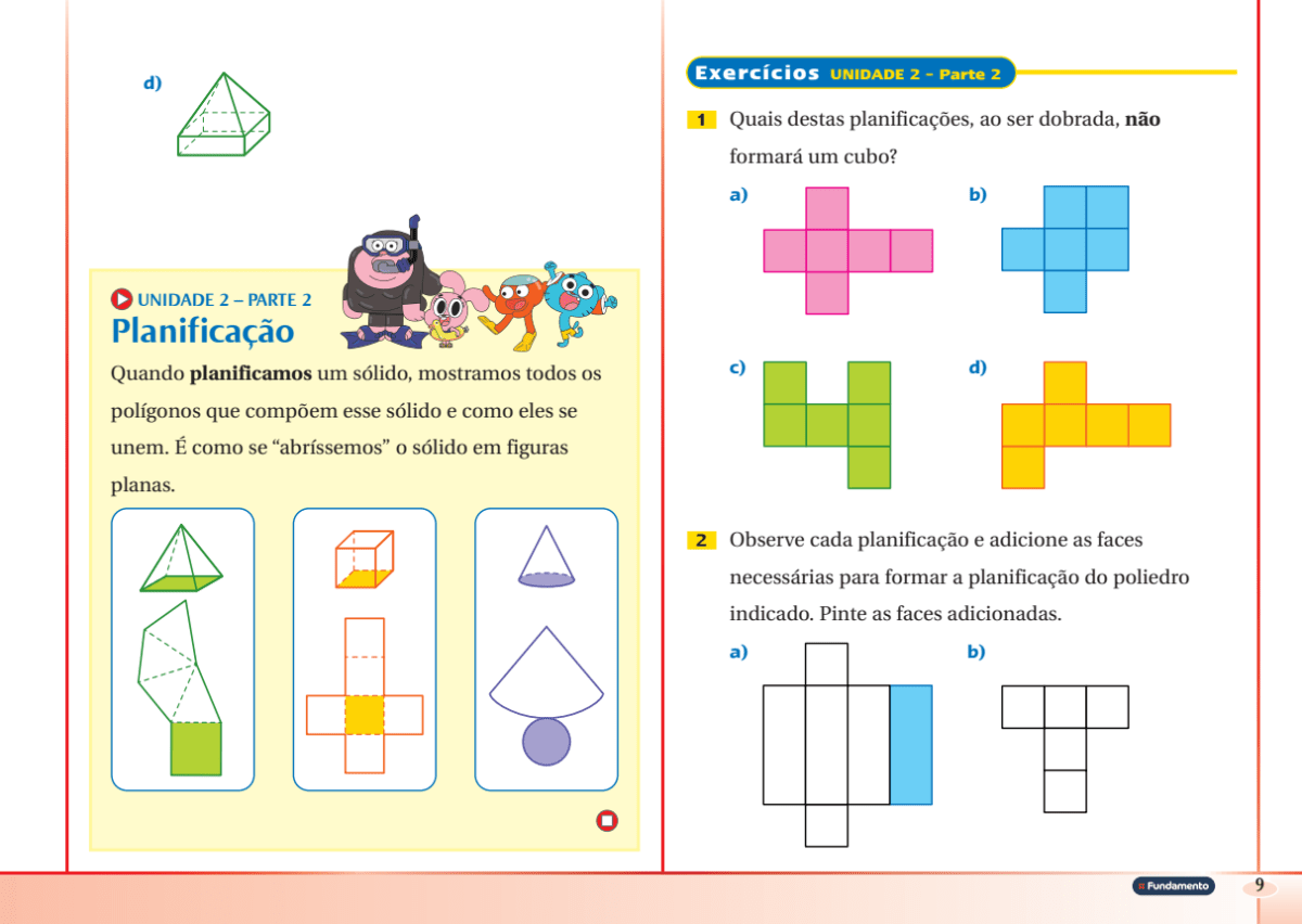 Superpoderes com Matemática E (Geometria) - Editora Fundamento livro_infantil