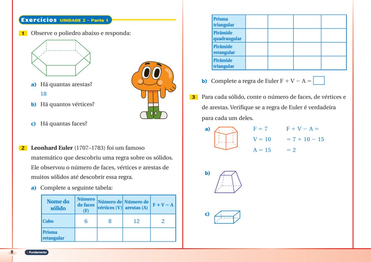 Superpoderes com Matemática E (Geometria) - Editora Fundamento livro_infantil