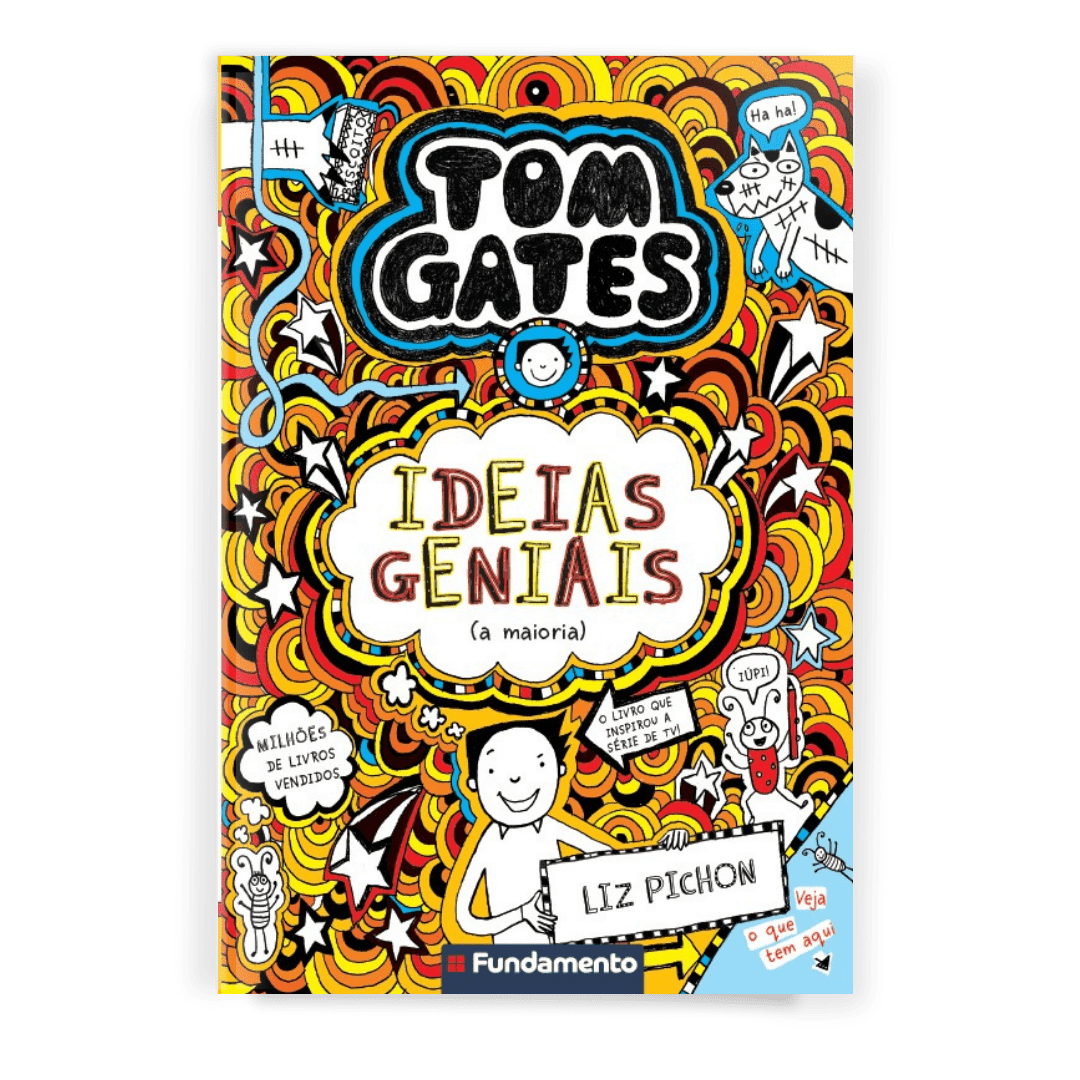 Tom Gates 4: Ideias Geniais (a Maioria) - Editora Fundamento livro_infantil
