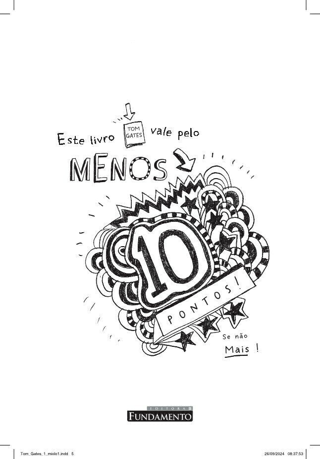 Tom Gates: o Incrível Mundo de Tom Gates - Editora Fundamento livro_infantil