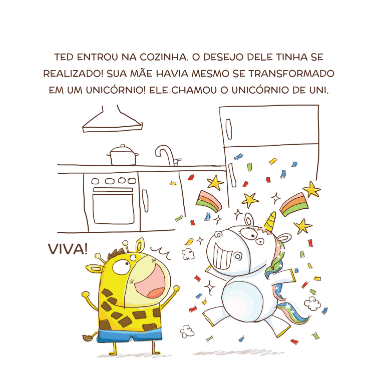 Transformei Minha Mãe em Um Unicórnio - Editora Fundamento livro_infantil