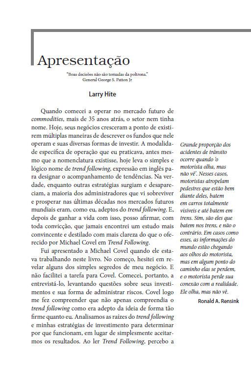 Trend Following - Editora Fundamento livro_infantil