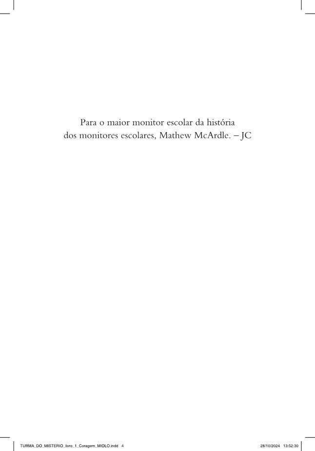 Turma do Mistério 1: Coragem! - Editora Fundamento livro_infantil