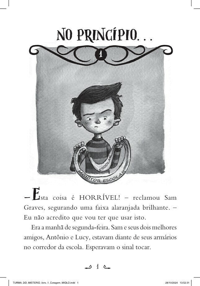 Turma do Mistério 1: Coragem! - Editora Fundamento livro_infantil