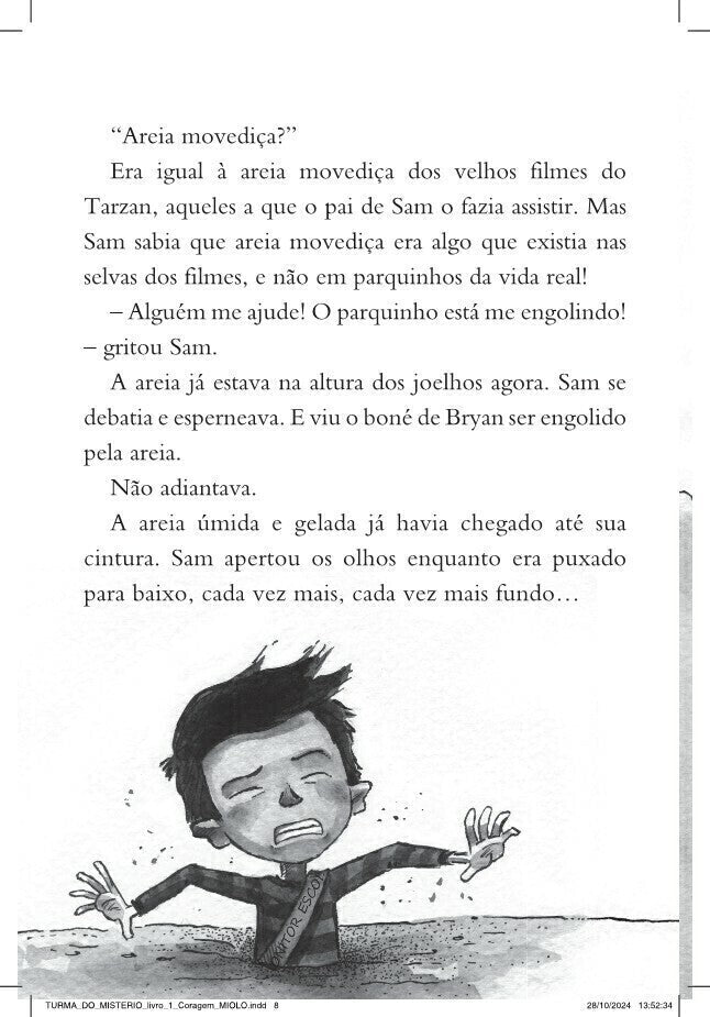 Turma do Mistério 1: Coragem! - Editora Fundamento livro_infantil