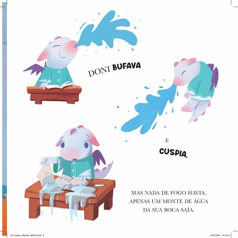 Um Dragão Diferente - Editora Fundamento livro_infantil