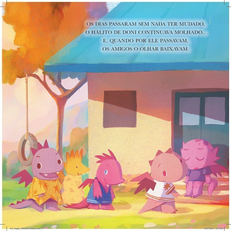 Um Dragão Diferente - Editora Fundamento livro_infantil