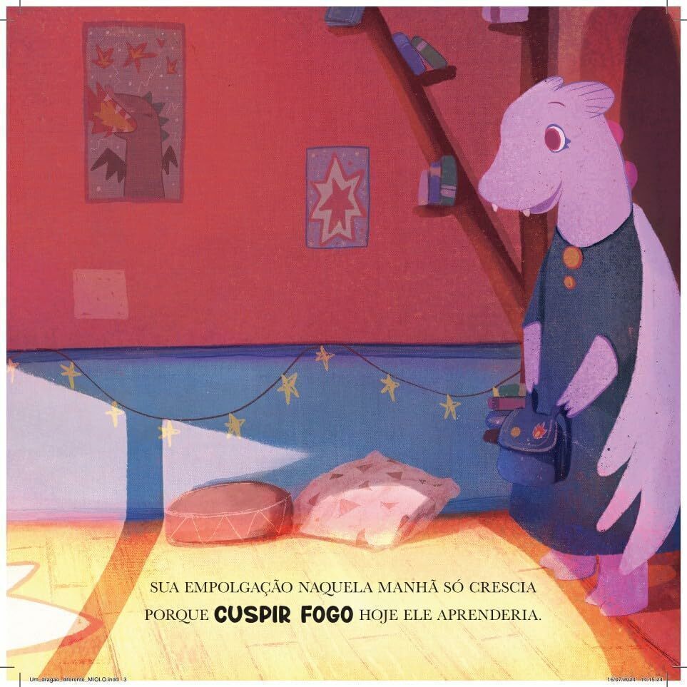 Um Dragão Diferente - Editora Fundamento livro_infantil