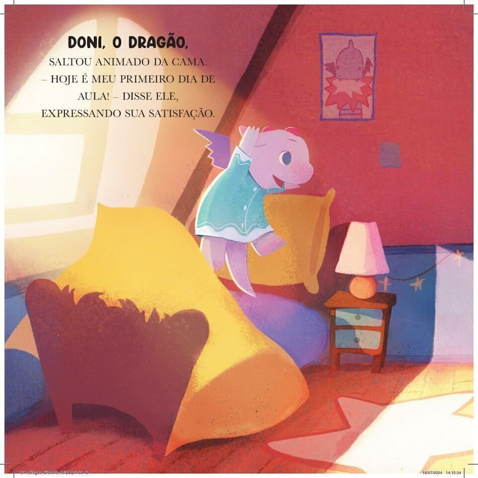 Um Dragão Diferente - Editora Fundamento livro_infantil