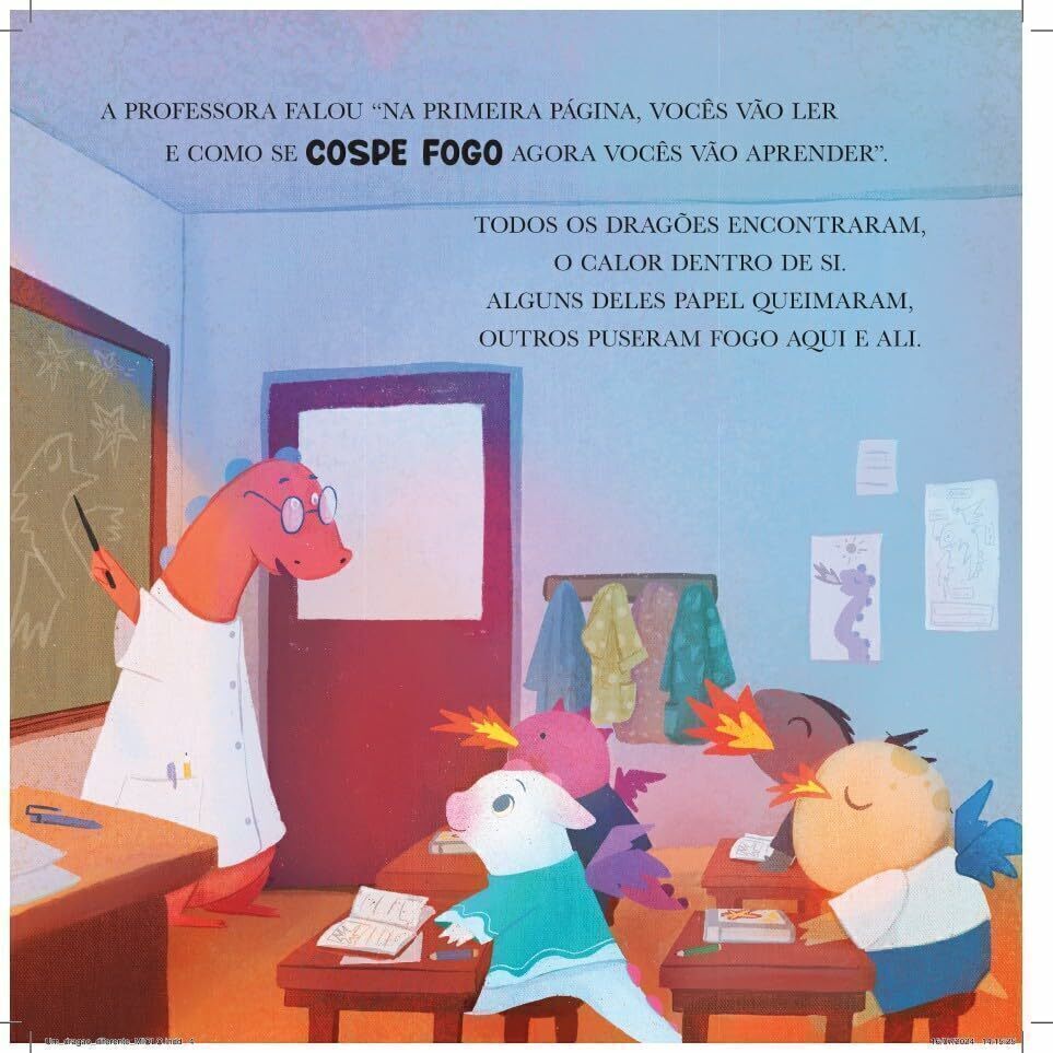 Um Dragão Diferente - Editora Fundamento livro_infantil