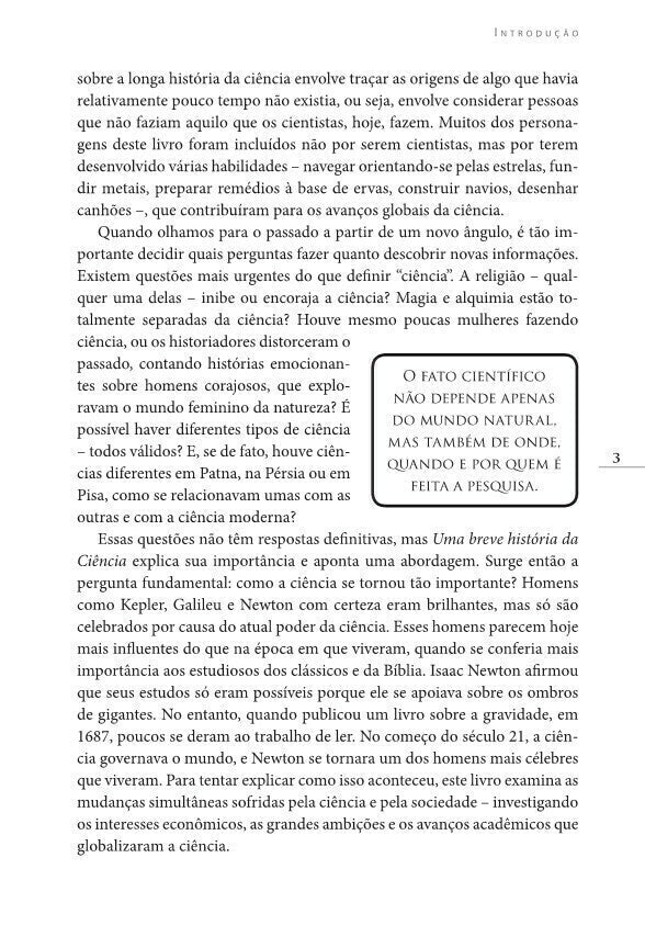 Uma Breve História da Ciência - Editora Fundamento livro_infantil