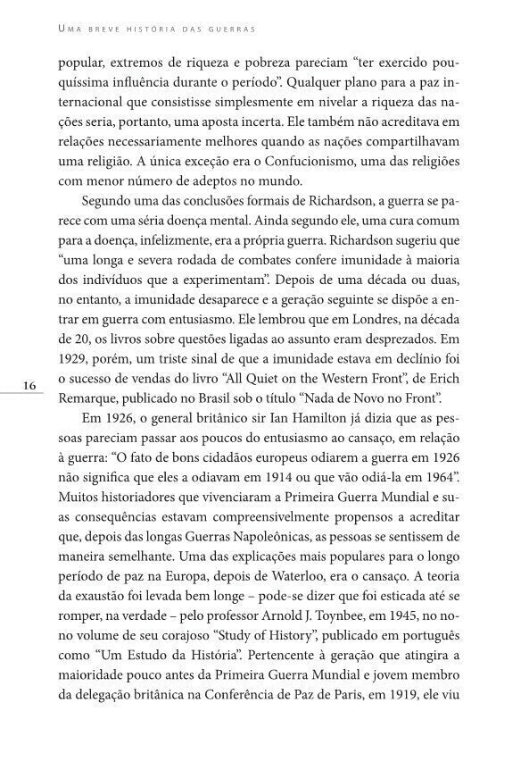 Uma Breve História das Guerras - Editora Fundamento livro_infantil