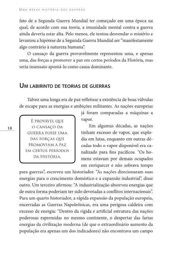 Uma Breve História das Guerras - Editora Fundamento livro_infantil