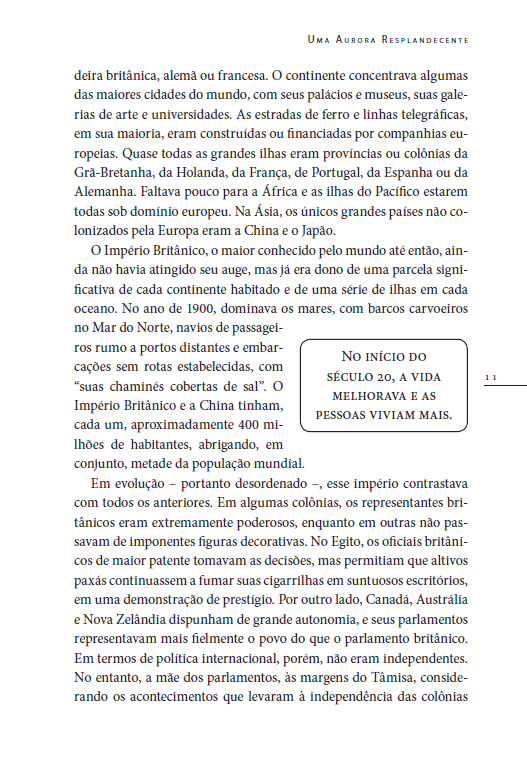 Uma Breve História do Século XX - Editora Fundamento livro_infantil