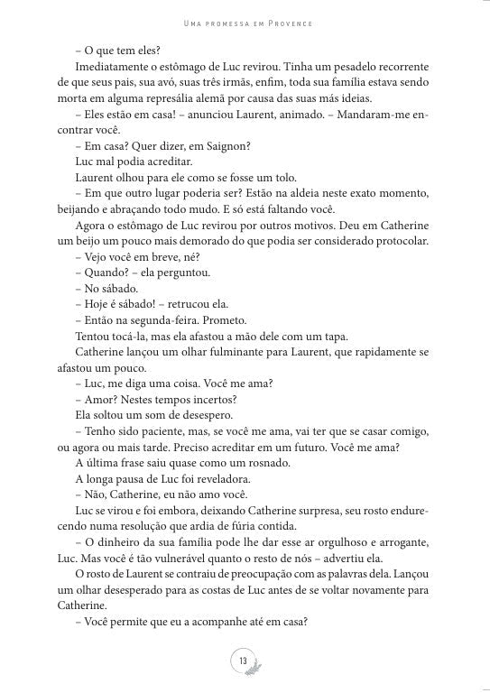 Uma Promessa em Provence - Editora Fundamento livro_infantil
