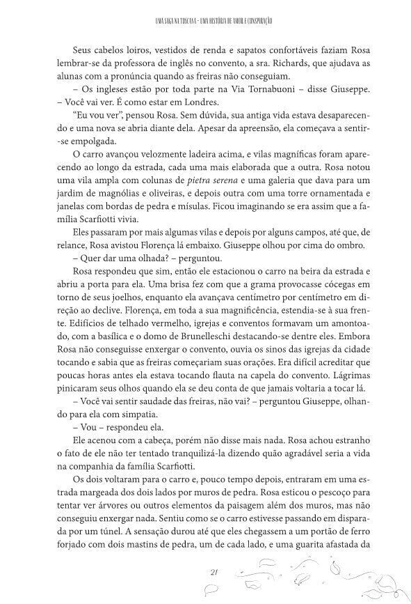 Uma Saga na Toscana - Uma História de Amor e Conspiração - Editora Fundamento livro_infantil