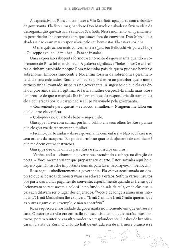 Uma Saga na Toscana - Uma História de Amor e Conspiração - Editora Fundamento livro_infantil