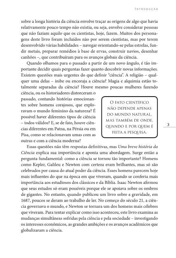 Uma Breve História da Ciência