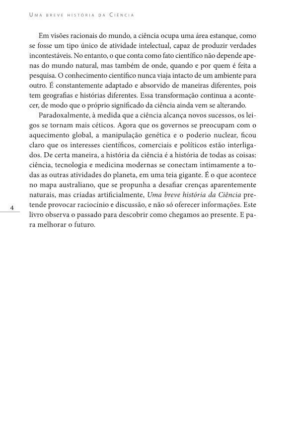 Kit Uma Breve História: 4 Livros