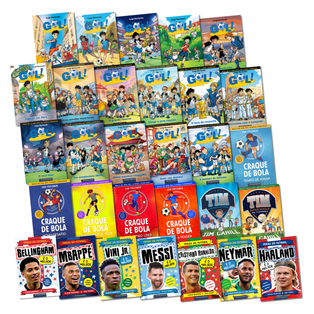 Kit 30 Livros de Futebol