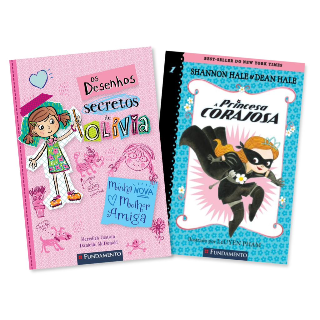 Kit Desenhos Secretos de Olivia + A Princesa Corajosa