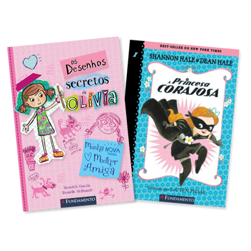 Kit Desenhos Secretos de Olivia + A Princesa Corajosa