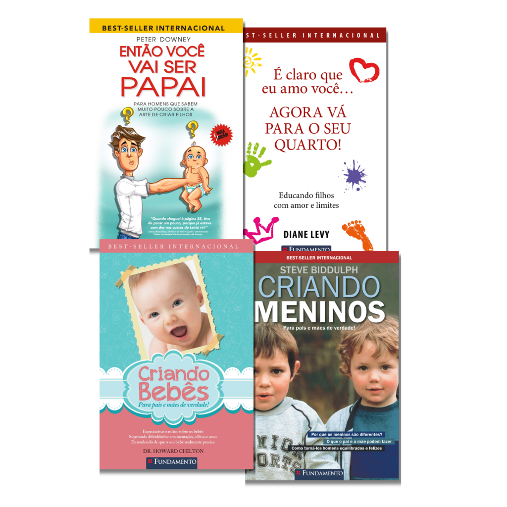 Kit Como Criar Filhos Meninos - 4 Livros